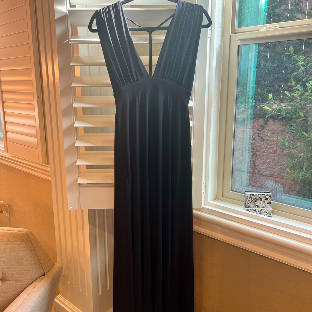 Black plunge dress size S
